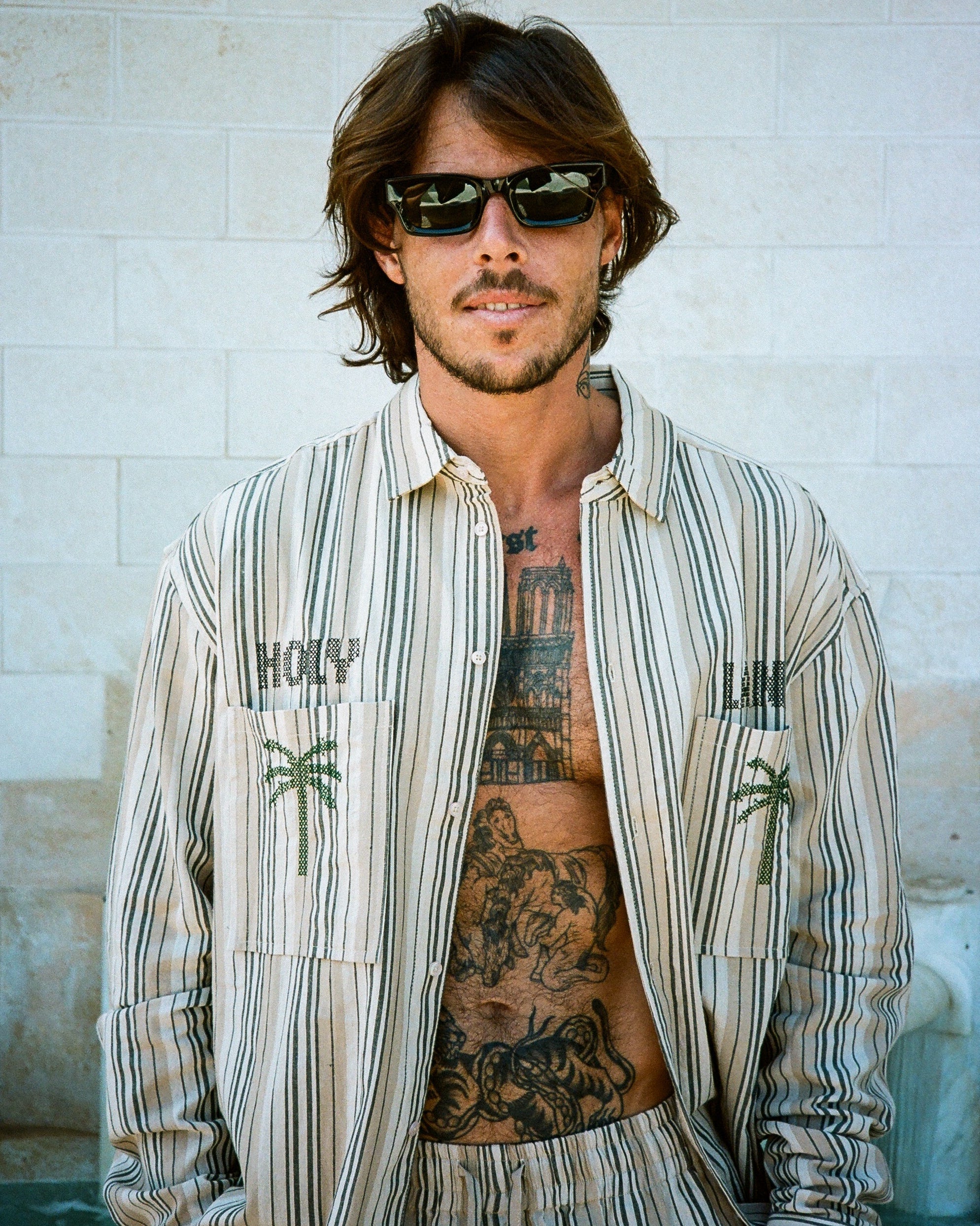 JOSEPH COTTON EMBROIDERY BUTTON SHIRT (Copy) HOLYLAND CIVILIANS