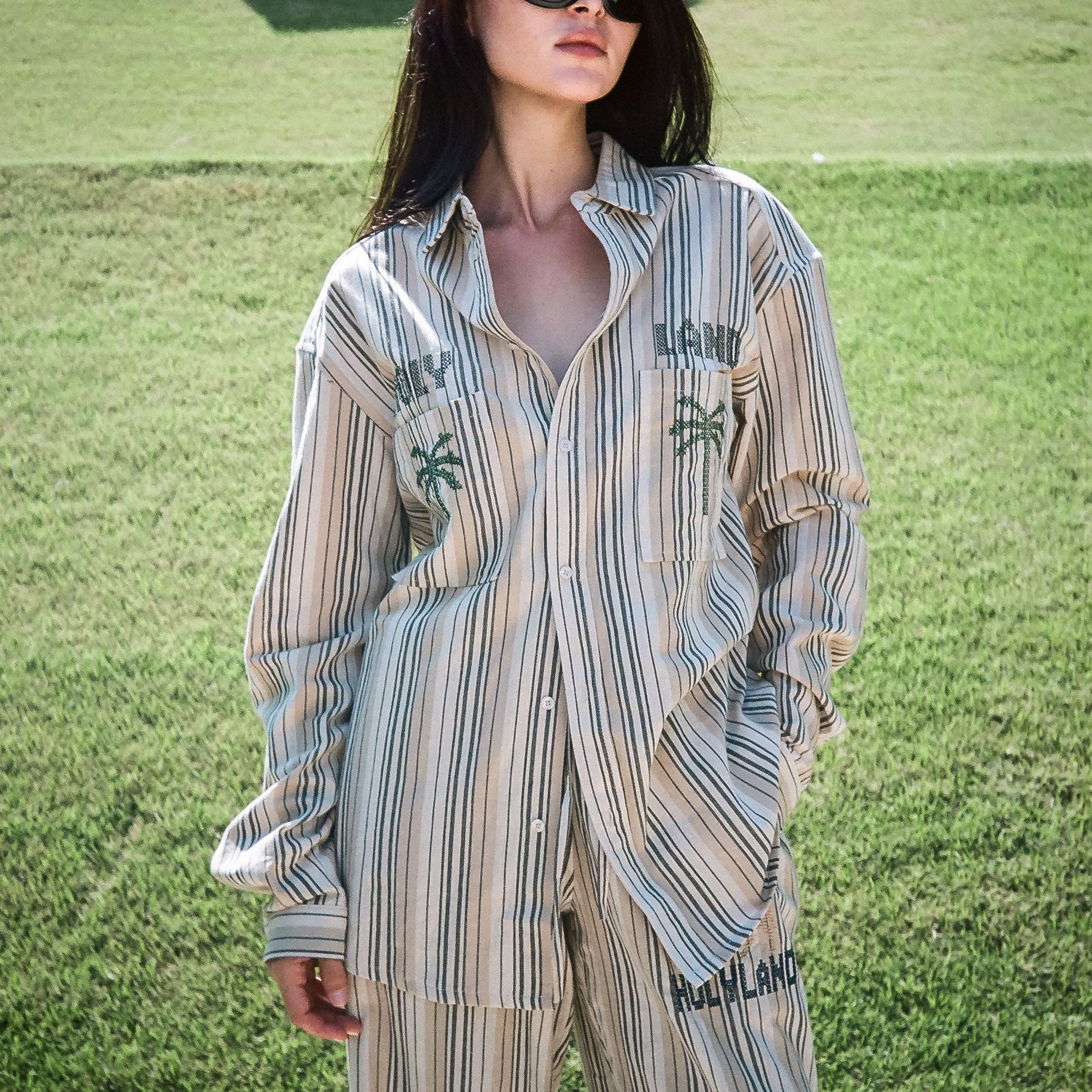 JOSEPH COTTON EMBROIDERY BUTTON SHIRT (Copy) HOLYLAND CIVILIANS