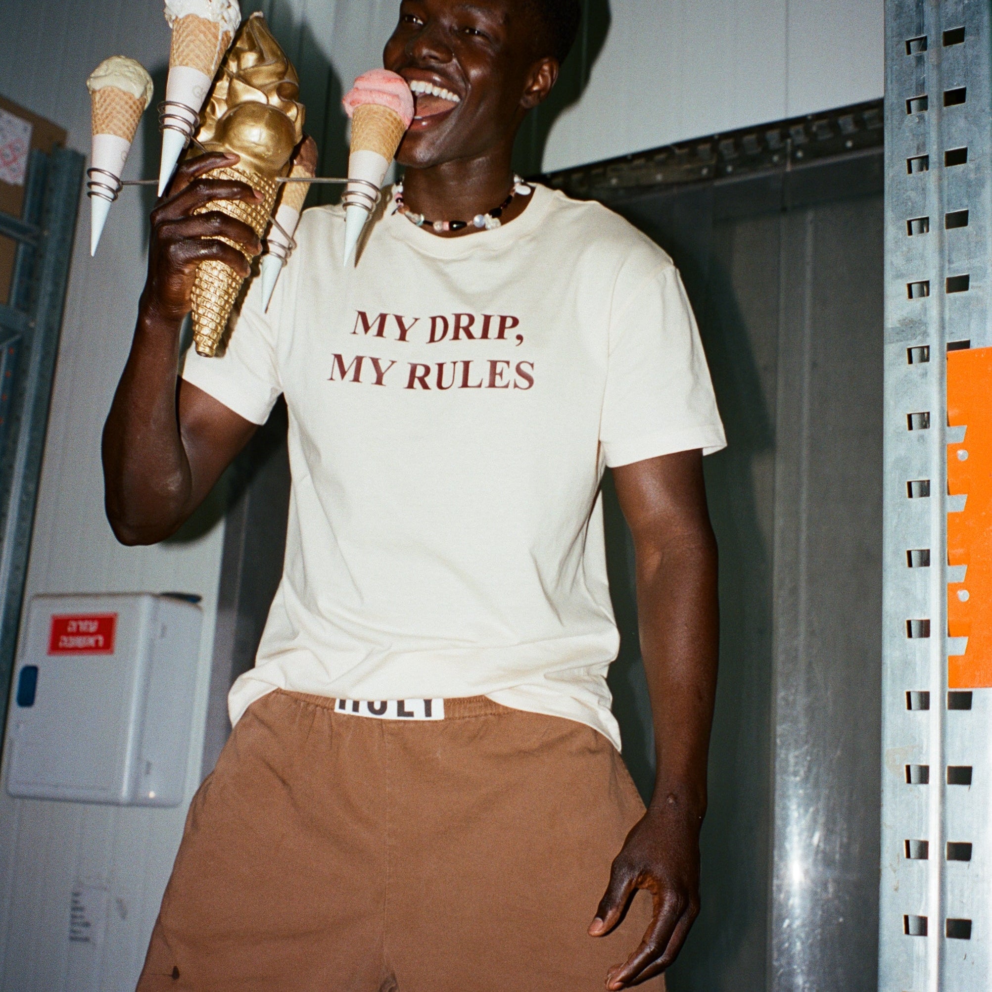 MY DRIP, MY RULES T-SHIRT GOLDA