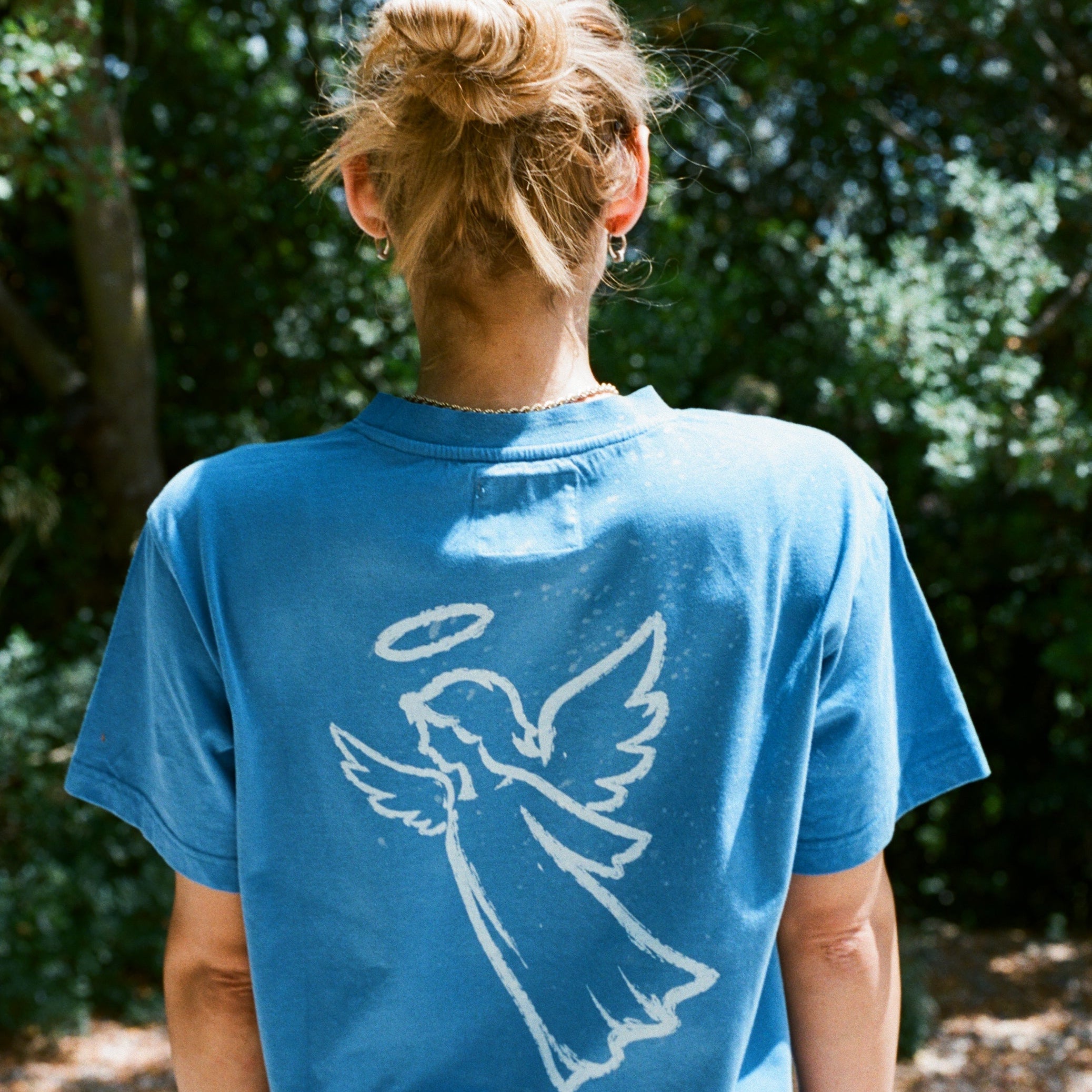 HOLYLAND ANGEL TIE- DYE T SHIRT HOLYLAND CIVILIANS IL
