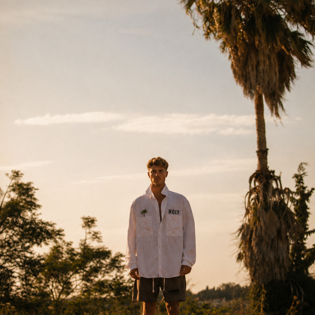 RITUAL PALM LS BUTTON-DOWN SHIRT HOLYLAND CIVILIANS IL