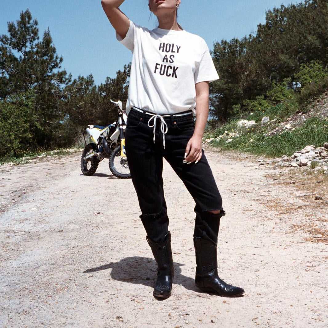 HOLY AS FUCK CLASSIC FIT T-SHIRT HOLYLAND CIVILIANS IL