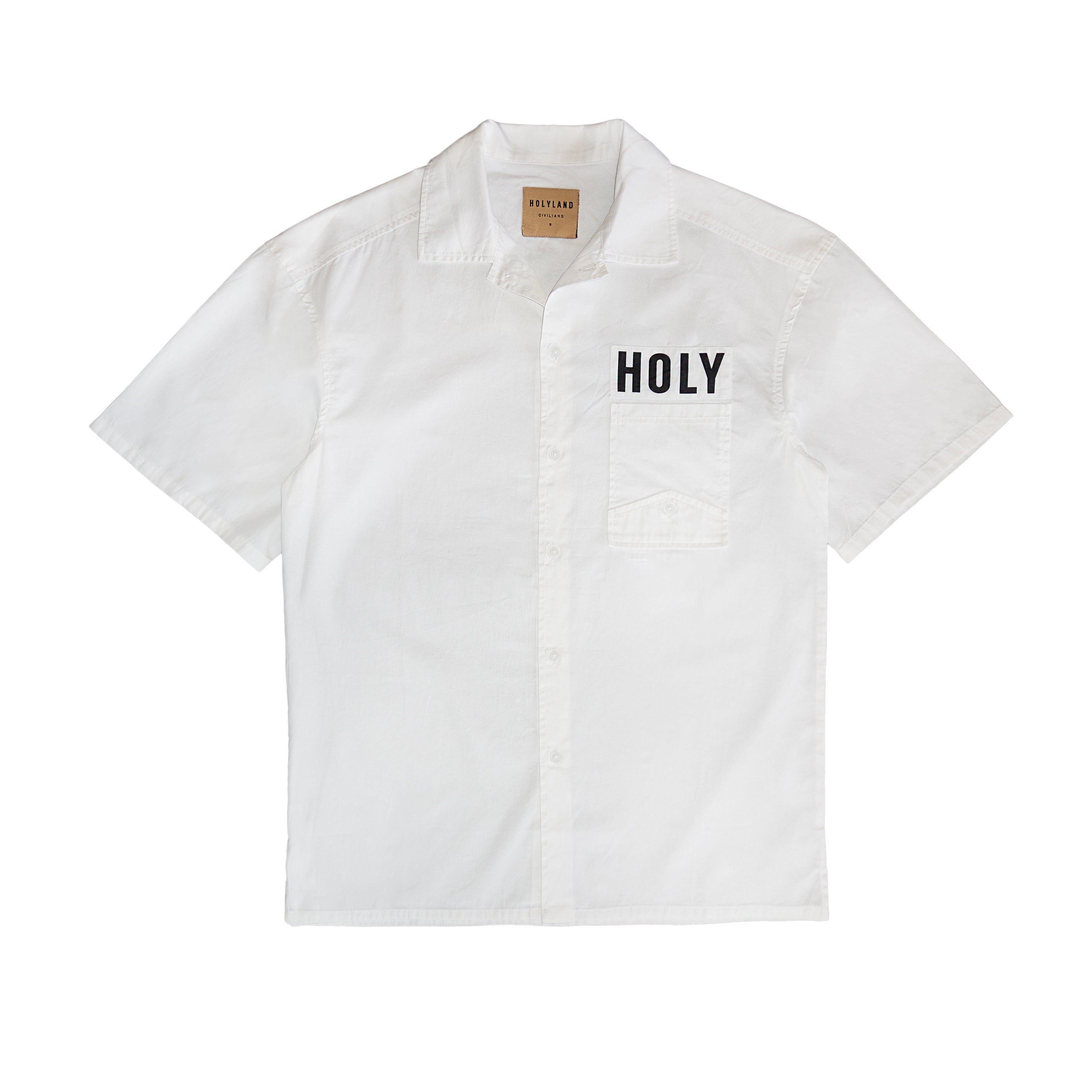 RITUAL COTTON BUTTON-DOWN SHIRT HOLYLAND CIVILIANS IL