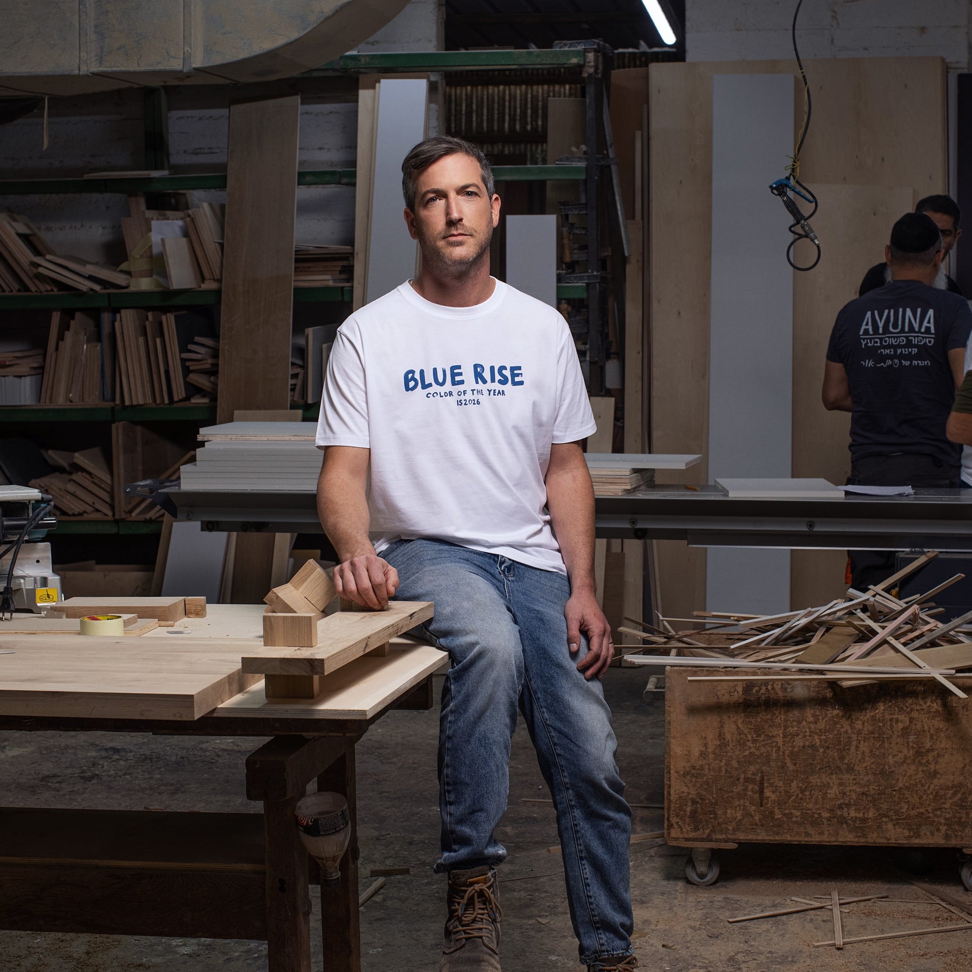 BLUE RISE T-SHIRT HOLYLAND CIVILIANS IL