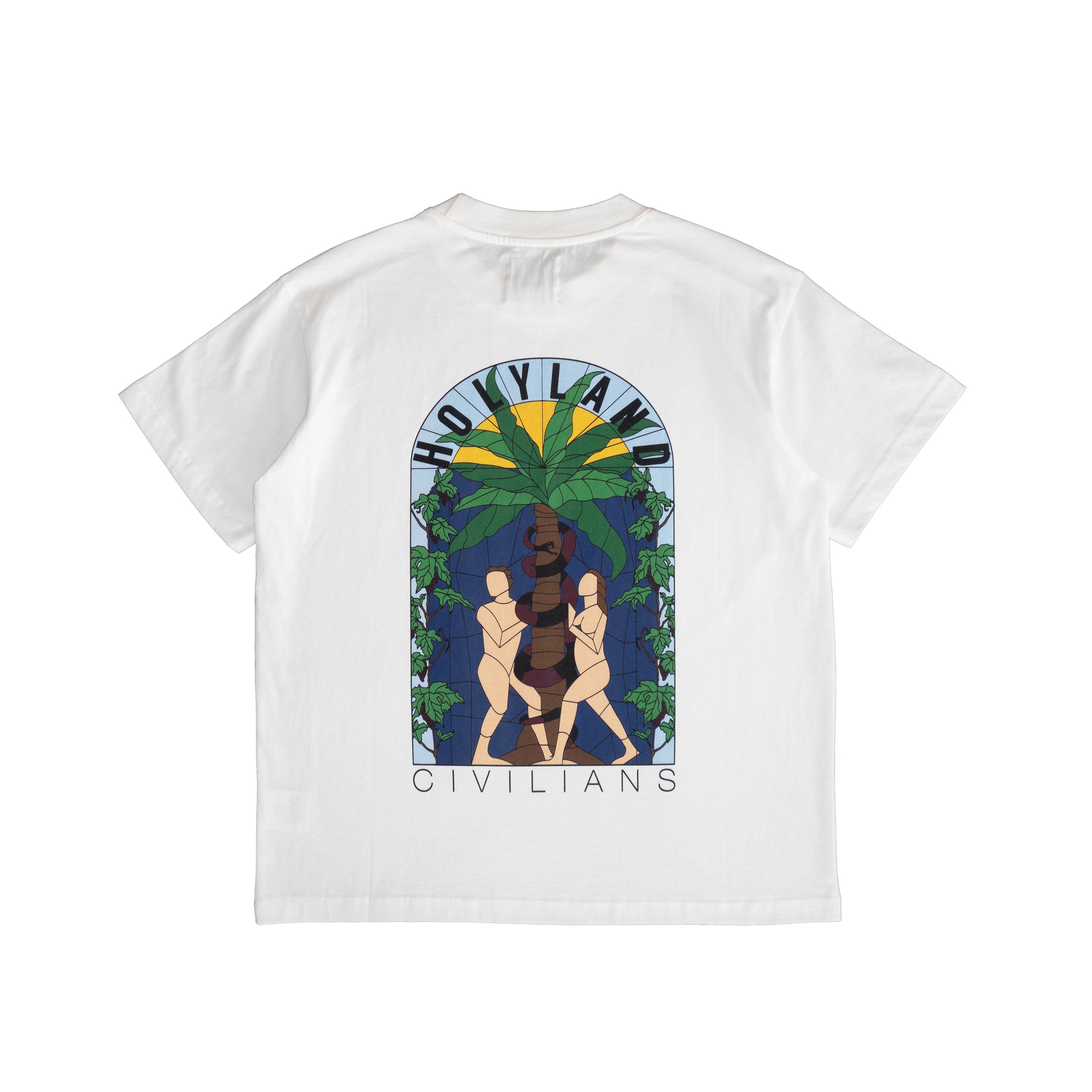 ADAM & EVE T-SHIRT HOLYLAND CIVILIANS IL