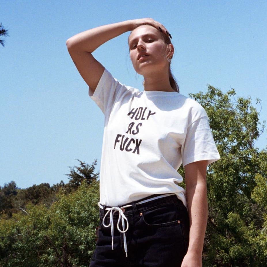 HOLY AS FUCK CLASSIC FIT T-SHIRT HOLYLAND CIVILIANS IL