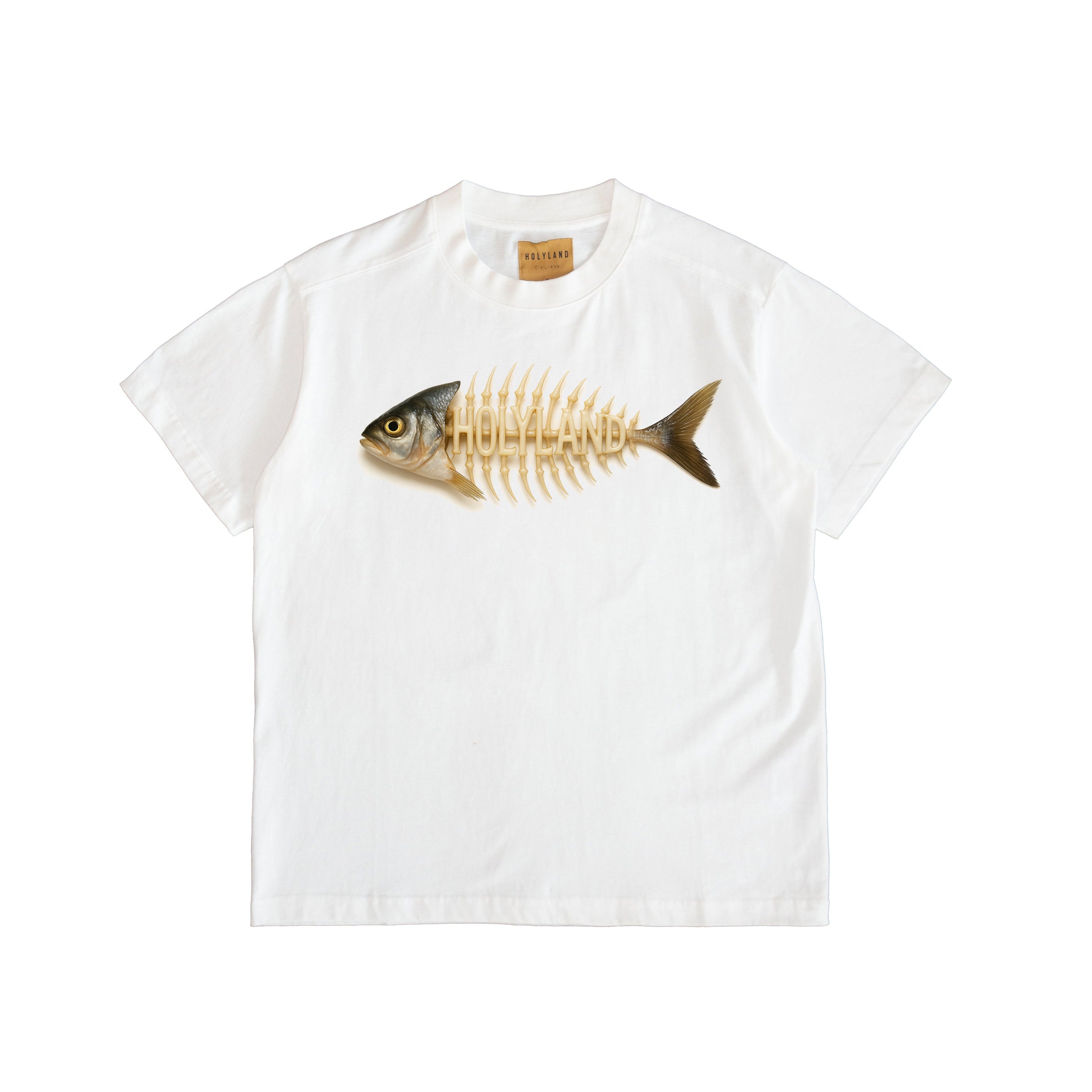 HOLYLAND FISHBONE T-SHIRT HOLYLAND CIVILIANS IL