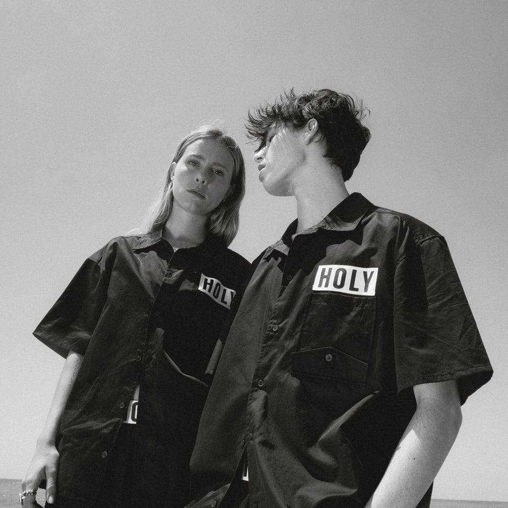 RITUAL COTTON BUTTON-DOWN SHIRT HOLYLAND CIVILIANS IL