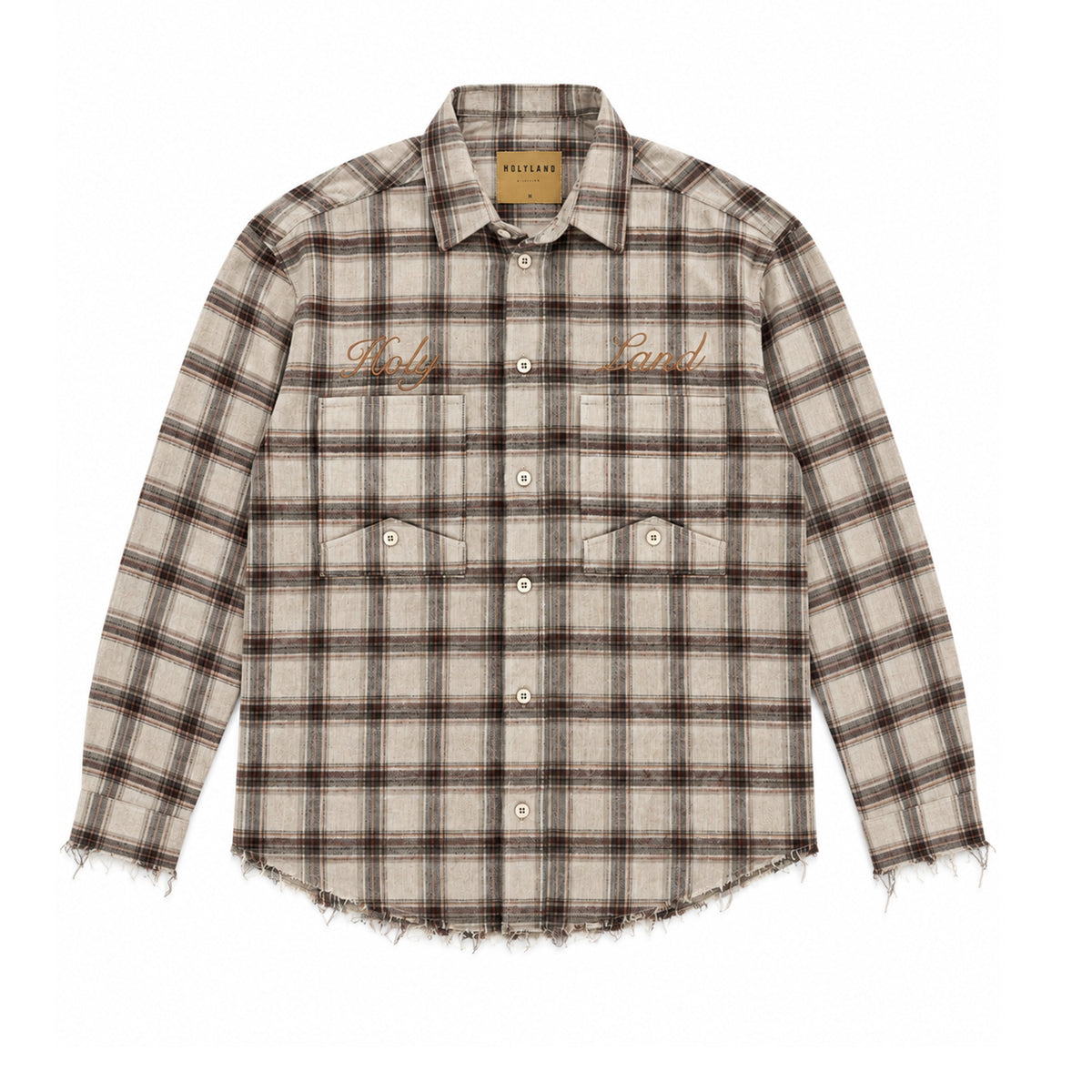 PLAID BUTTON SHIRT HOLYLAND CIVILIANS