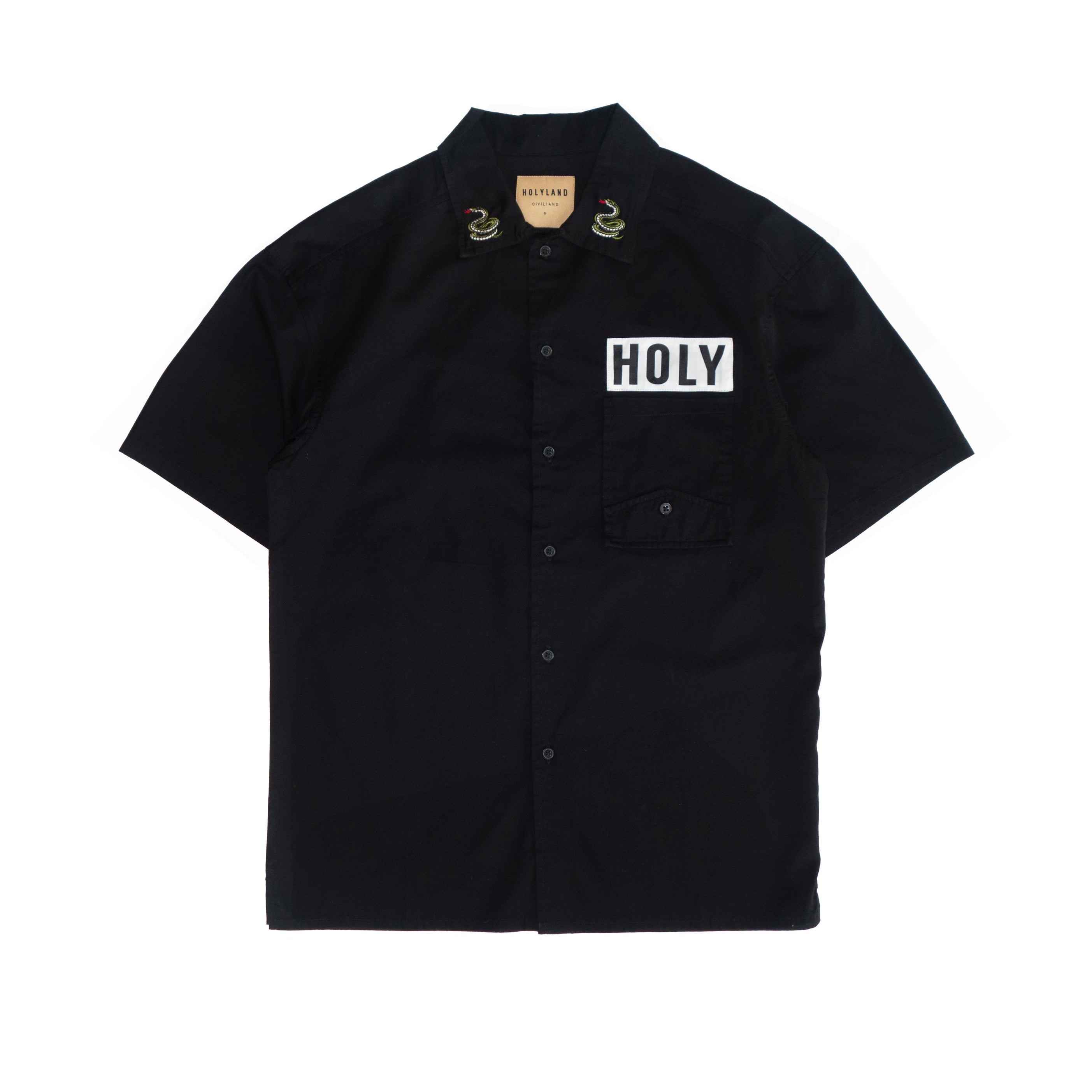 RITUAL SNAKE BUTTON-DOWN SHIRT HOLYLAND CIVILIANS IL