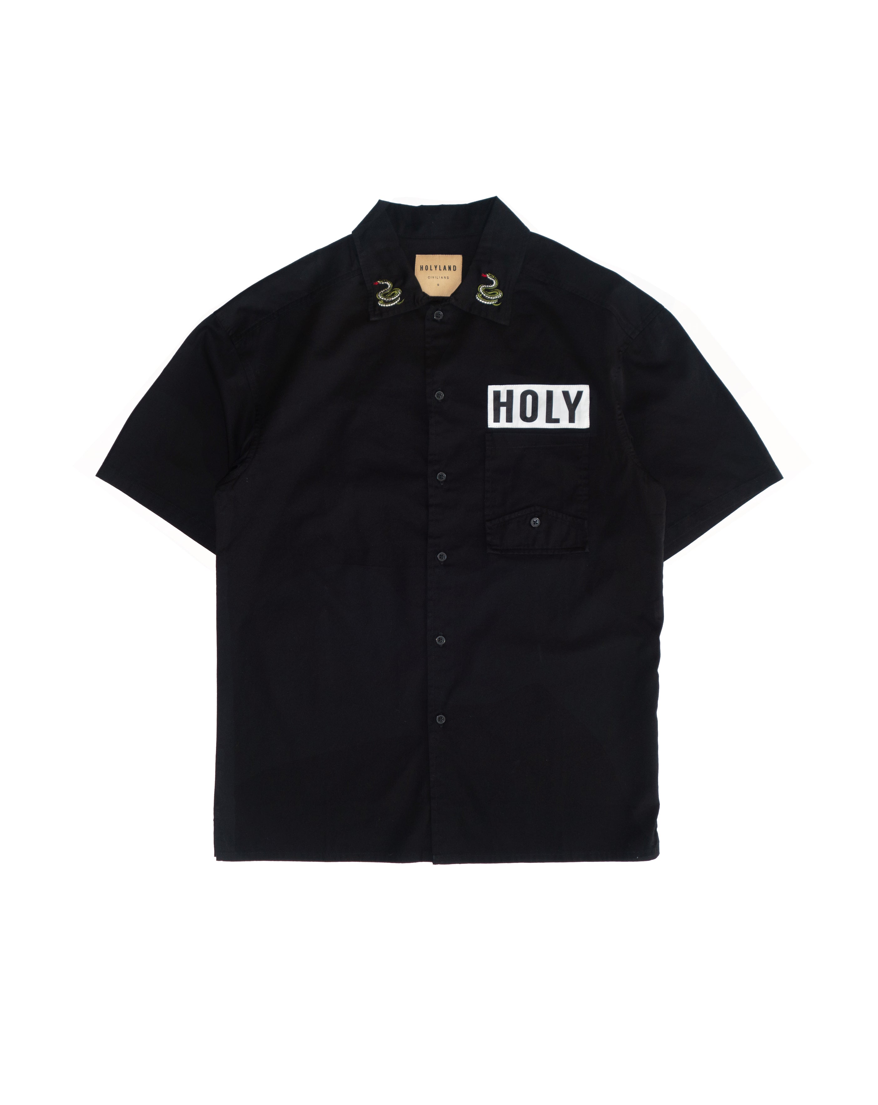 RITUAL SNAKE BUTTON-DOWN SHIRT HOLYLAND CIVILIANS IL