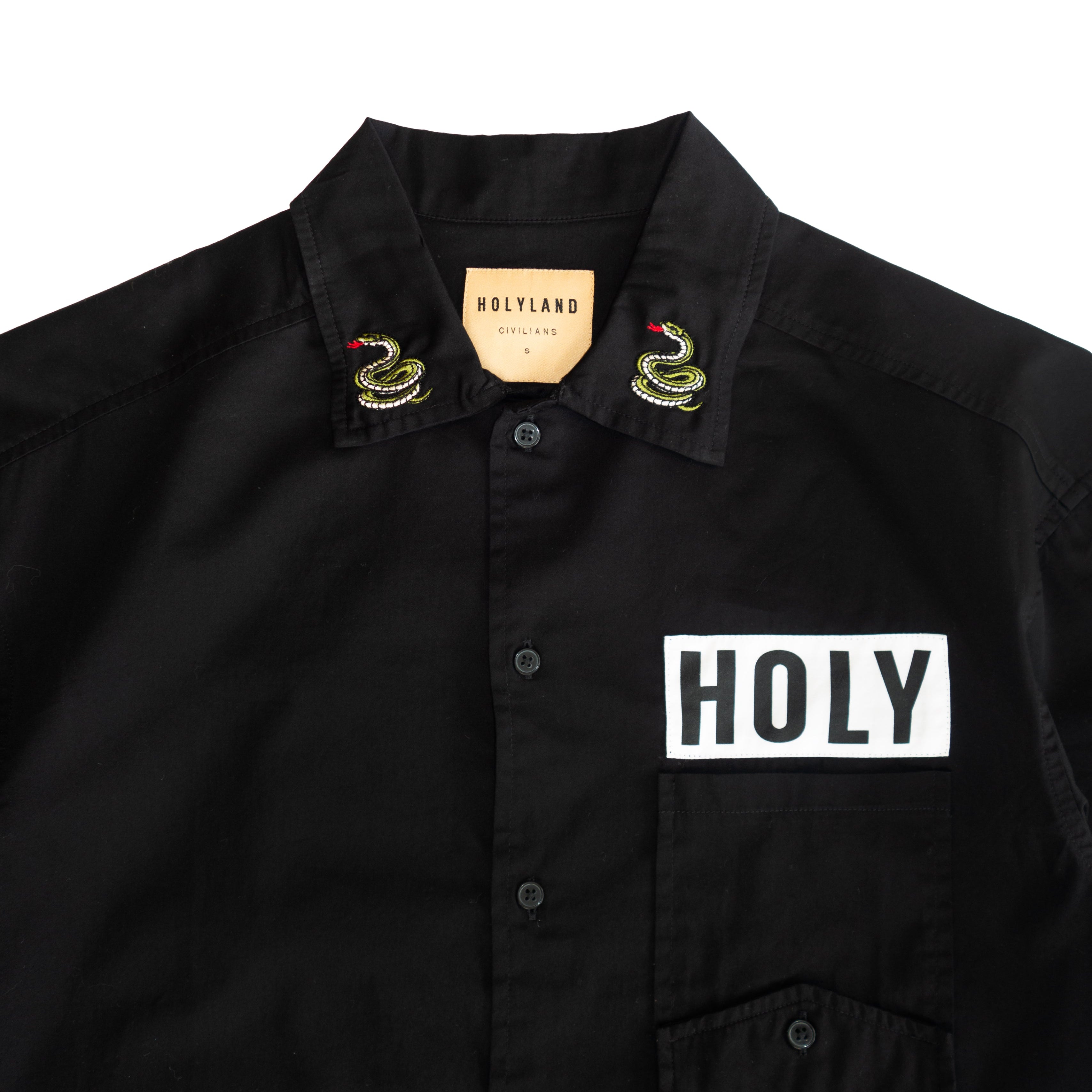 RITUAL SNAKE BUTTON-DOWN SHIRT HOLYLAND CIVILIANS IL