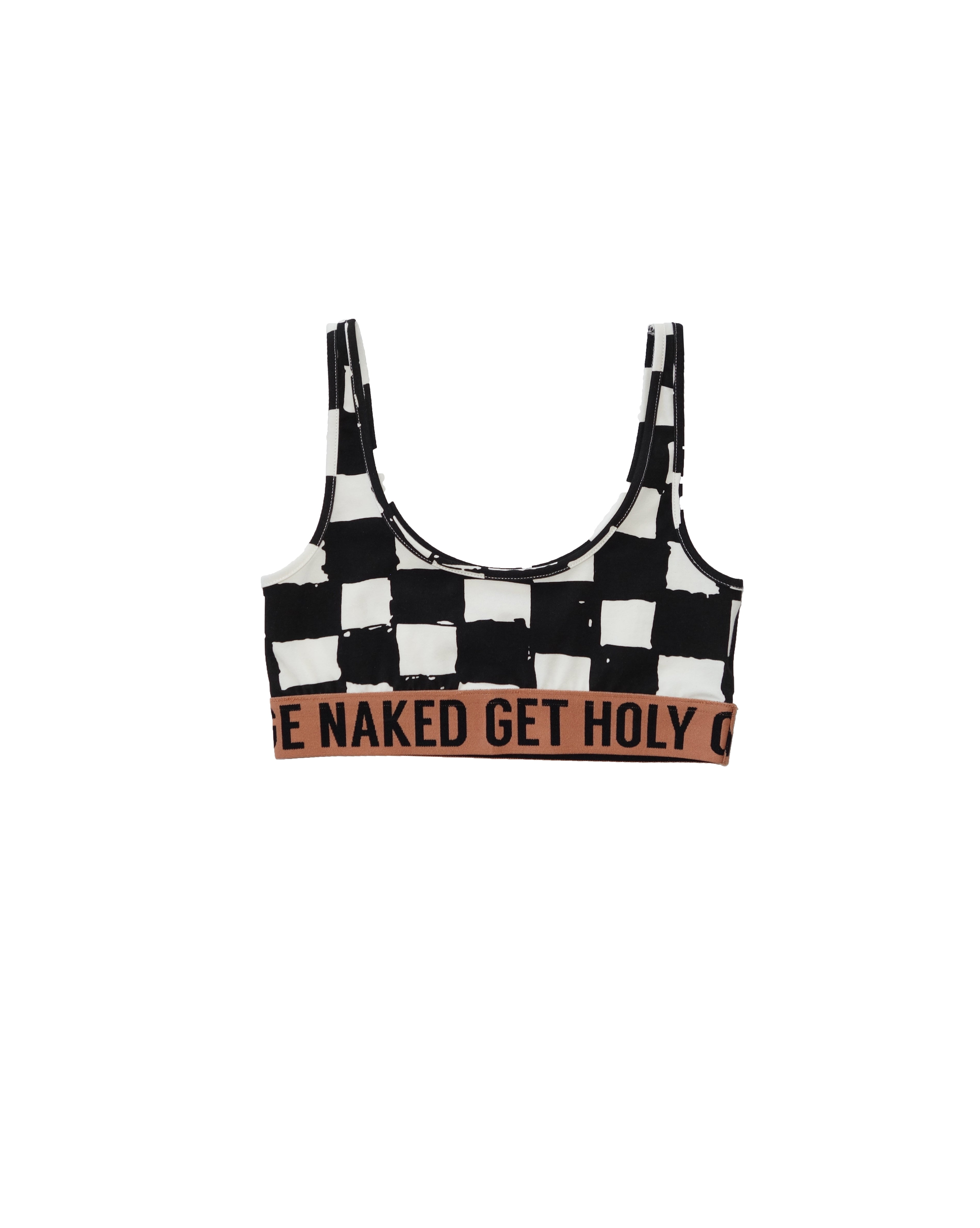 Checkerboard bralette best sale