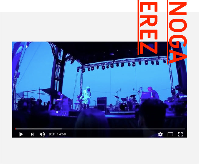 NOGA EREZ - Performing "Bad Habits" live @ Siren Fest Vasto, Italy. Featuring "HOLYLAND" Box Logo tank top!