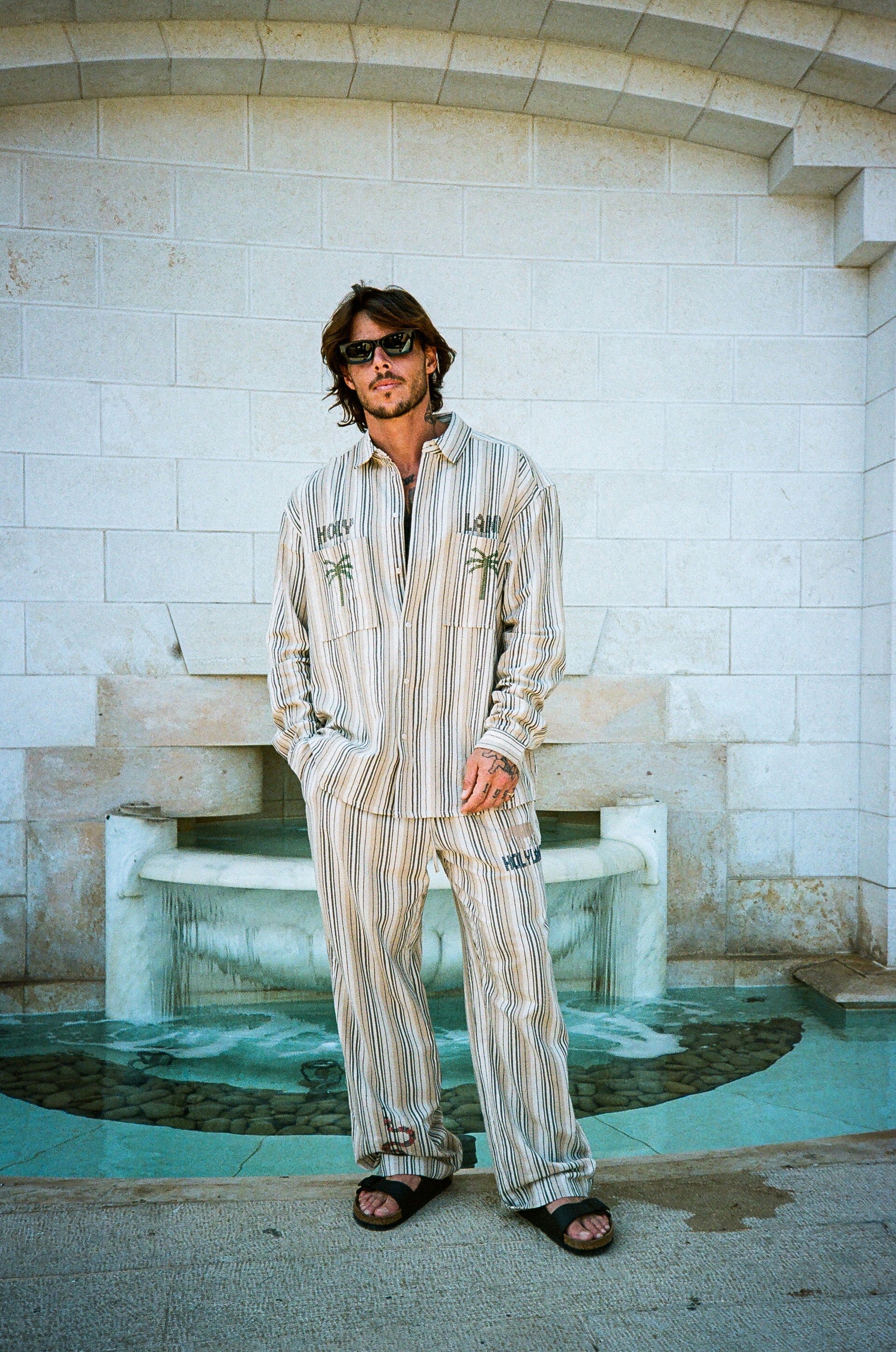 JOSEPH COTTON EMBROIDERY BUTTON SHIRT (Copy) HOLYLAND CIVILIANS