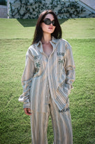 JOSEPH COTTON EMBROIDERY BUTTON SHIRT HOLYLAND CIVILIANS