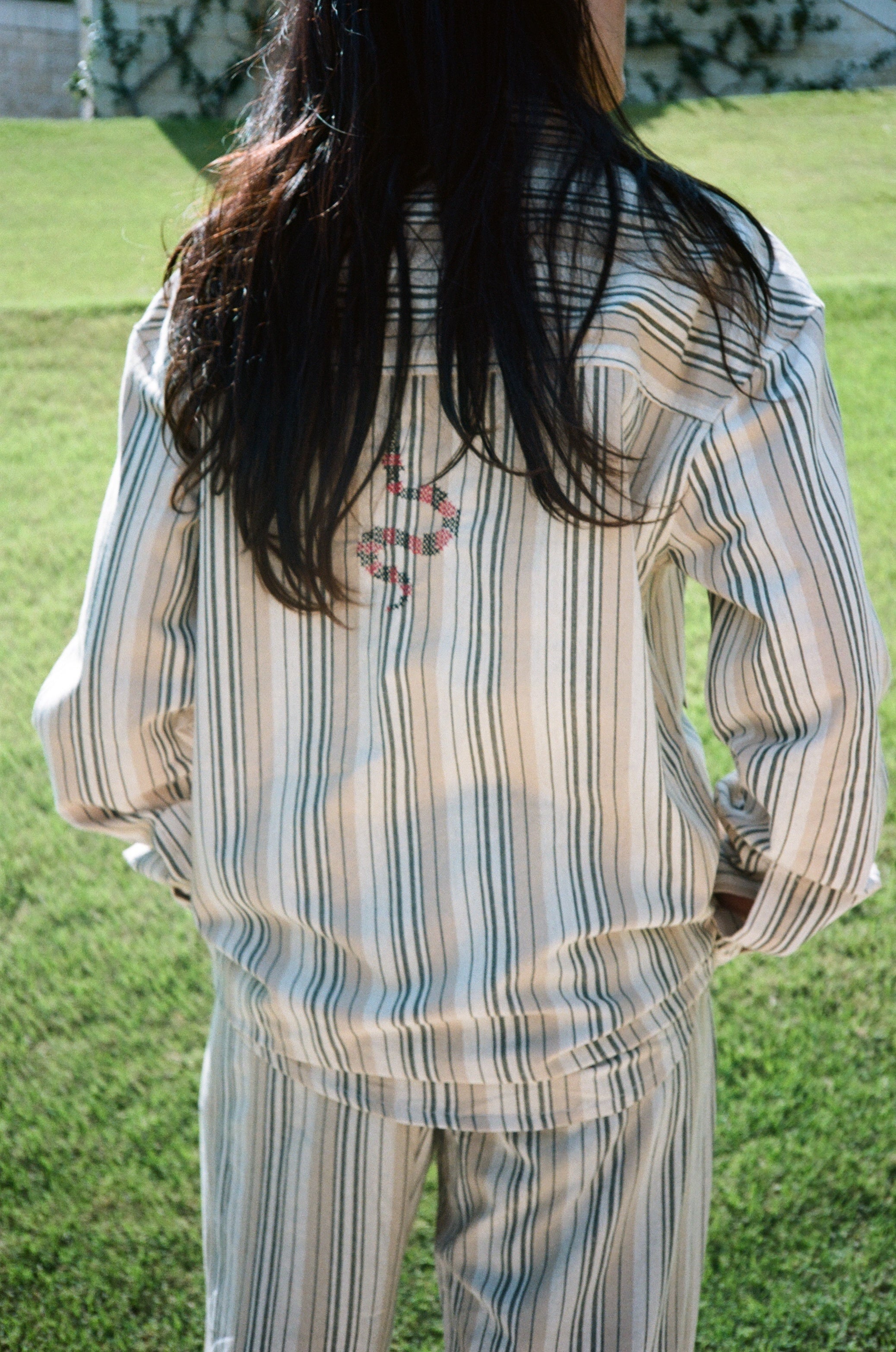JOSEPH COTTON EMBROIDERY BUTTON SHIRT HOLYLAND CIVILIANS