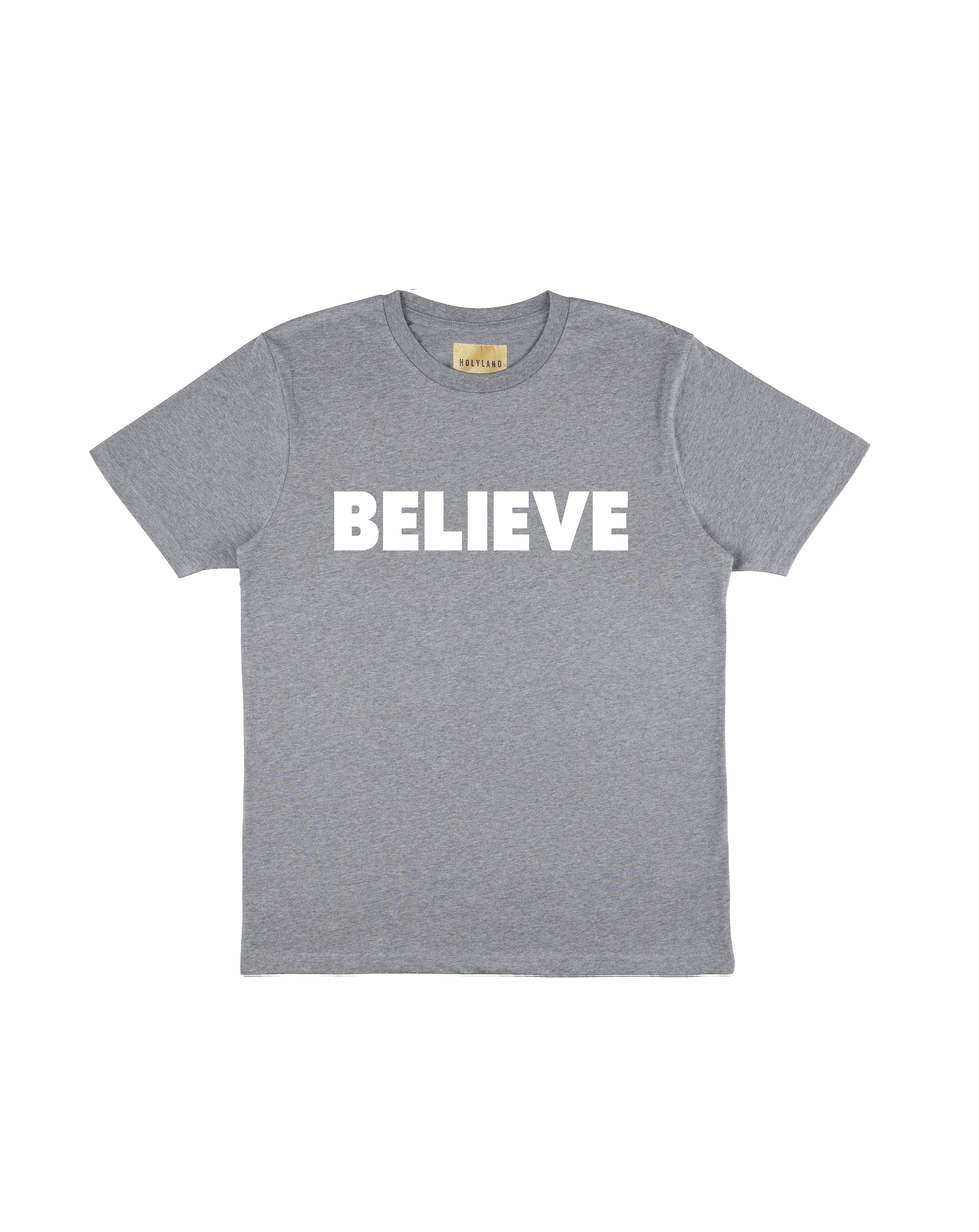 BELIEVE SLEEVELESS T-SHIRT HOLYLAND CIVILIANS IL