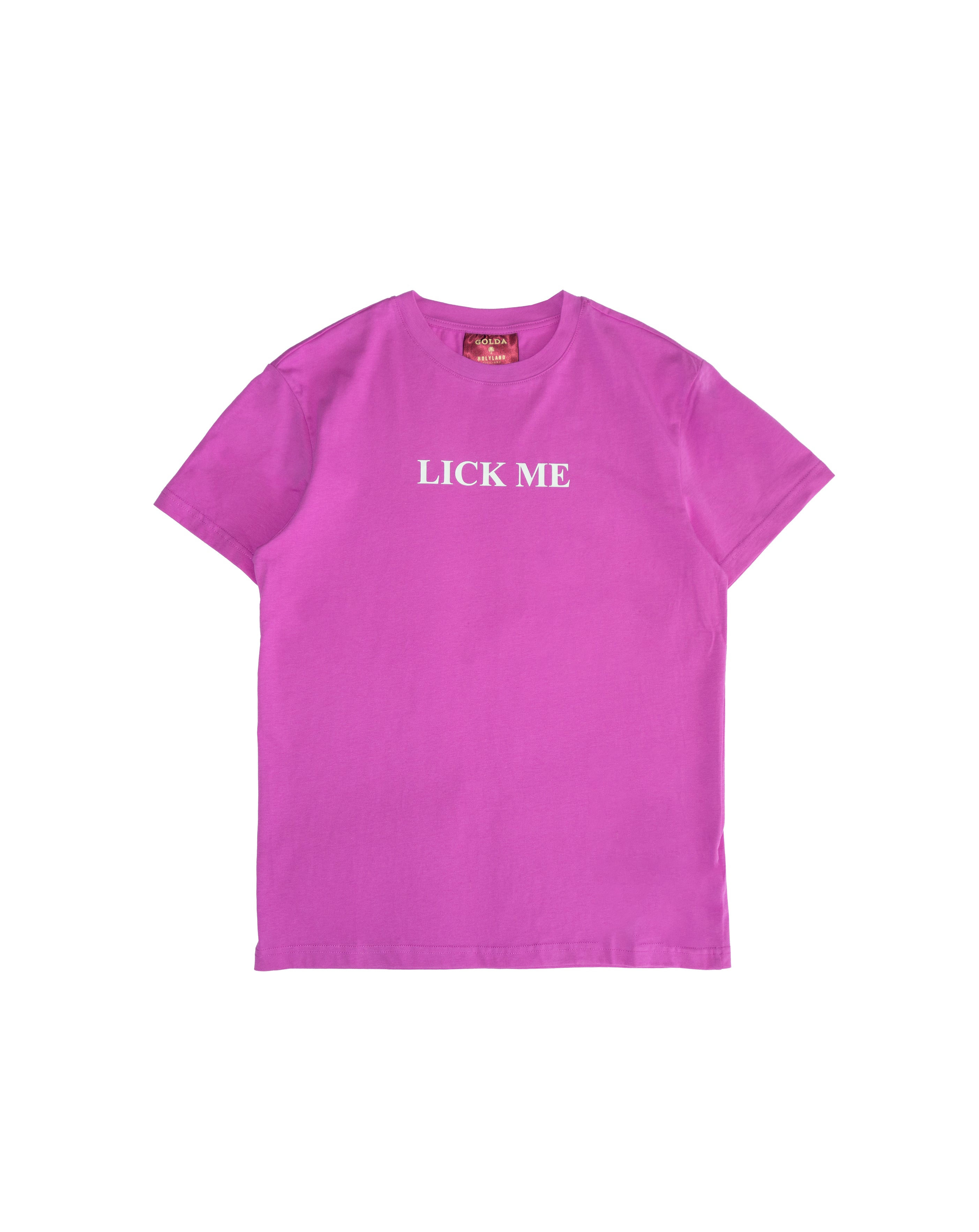 LICK ME T-SHIRT GOLDA