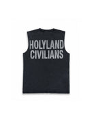 HOLYLAND CIVILIANS SILVER SLEEVELESS TANK HOLYLAND CIVILIANS IL