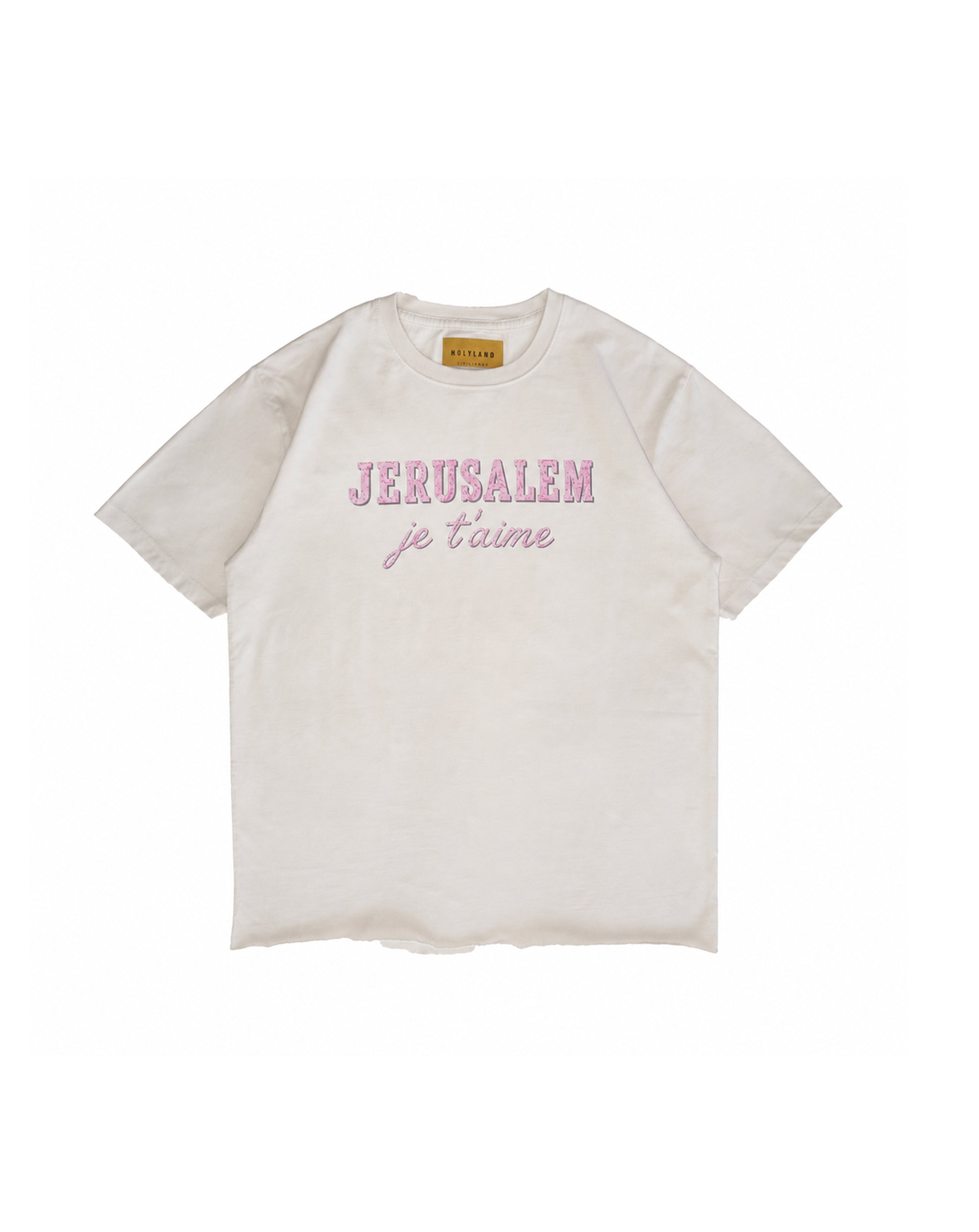 JERUSALEM JE T'AIME CLASSIC FIT T-SHIRT HOLYLAND CIVILIANS IL