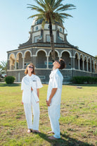 RITUAL COTTON BUTTON-DOWN SHIRT HOLYLAND CIVILIANS IL