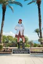 RITUAL COTTON BUTTON-DOWN SHIRT HOLYLAND CIVILIANS IL