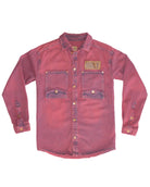 STONE-WASH DENIM OVERSHIRT HOLYLAND CIVILIANS IL