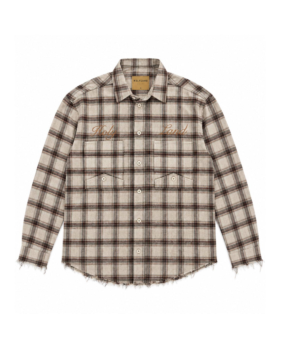 PLAID BUTTON SHIRT HOLYLAND CIVILIANS